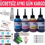 HP 3835 4650 4652 4x100 ml Uyumlu Kartuş Mürekkep Dolum Seti