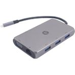 HP 4 in 1 Docking Station Type- C to 3*USB 3.0 – 1*RJ45(1000M)