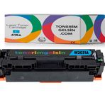 Hp 415A-W2031A Mavi Muadil Chipsiz Toner