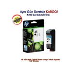 Hp 45A Siyah Plotter Kartuşu Yüksek Kapasite / Hp 51645A