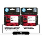 Hp 47-6ZD21AE Siyah + Hp 47-6ZD61AE Renkli Hp Deskjet Ultra Ink Advantage 4826 Orijinal Kartuş, Seti - Renkli - Siyah