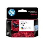 HP 47-6ZD21AE Siyah Orjinal Kartuş+HP 47-6ZD61AE Renkli Orjinal Kartuş Seti