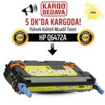 HP 502A-Q6472A Sarı Muadil Toner