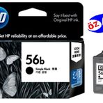 HP 56b-C6656BE 1210-1215-1315-1350-2105-2175-4212-4255-5150-5550-5610-7350 Orijinal Siyah Kartuş