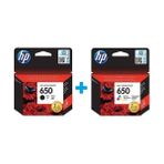 Hp 650 Mürekkep Kartuşu Siyah/üç Renkli 2'li Avantaj Paketi CZ101AE/CZ102AE - Renkli - Siyah