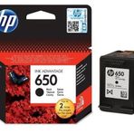 HP 650 Siyah Kartuş