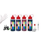 HP 650 Siyah ve Renkli Kartuş Uyumlu Dolum Takimi 4X500 ML