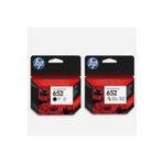 HP 652 Siyah ve Renkli 2'li Set Kartuş