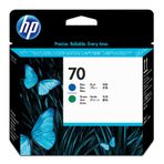 HP 70 C9408A Mavi ve Yeşil Baskı Kafası