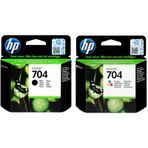 Hp 704 Siyah Ve Renkli Kartuş Takım