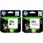HP 704 Siyah ve Renkli Orijinal Kartuş 2060 Uyumlu Yüksek Baskı Kalitesi ile Uzun Ömürlü