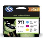 HP 711-P2V32A Renkli Kartuş