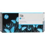 Hp 738 Cyan Mavi 300ml Plotter Kartuşu 676m6a
