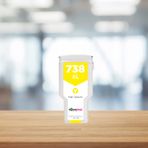 Hp 738 Xl (676M8a) 300 Ml Sarı Muadil Kartuş / Designjet T850 / T950