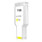 HP 738XL 676M8A Sarı Yüksek Kapasiteli Muadil Kartuş 300ML HP T850, HP T950