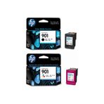 HP 901 Orjinal Kartuş Renkli Siyah 2 Li Set