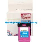 HP 901XL-CC654AE (J4524-J4540-J4550-J4580-J4624-J4660-J4680-4500) Muadil Siyah Kartuşu - Renkli