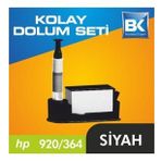 HP 920-364-564-655 Uyumlu Siyah Kartuş Dolum Seti