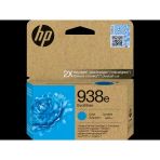 HP 938E 4S6X9PE Mavi Orijinal Mürekkep Kartuş