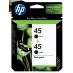 HP CC625A 45 Black Siyah 42ML 51645AA 2Lİ Paket Kartuş