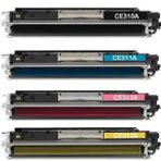 HP CE311A-126A-CRG729-CP1025 Mavi 1000 Sayfa Muadil Toner