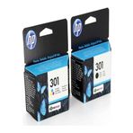 Hp Ch561ee/Ch562 ( 301) 2'Li Kartuş Seti Siyah Ve Renkli