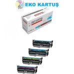 HP Color Laserjet 5550DTN C9730A Muadil Toner Set