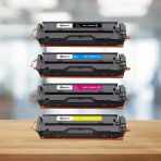 HP Color Laserjet Enterprise M455dn Çipli W2030A 415A Muadil Toner Takımı