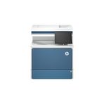 Hp Color Laserjet Enterprise Mfp X58045DN 7E357A Tarayıcı + Fotokopi Renkli Çok Fonksiyonlu Lazer Yazıcı - Mavi - Beyaz