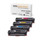 HP Color LaserJet Yazıcılar İçin CB540A–CB543A 4’lü Set