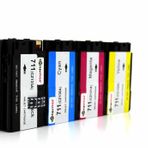Hp DesignJet T520 36-In Muadil Kartuş, Hp 711 Muadil Kartuş Set
