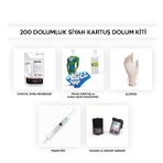 HP DeskJet Ink Advantage 2515 200 Dolumluk Siyah Uyumlu Kartuş Dolum Seti