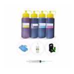 Hp Deskjet Ink Advantage 2515 4 Renk 500ml Photoink Plus Siyah Ve Renkli Kartuş Dolum Seti