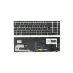 Hp Elitebook Hpm17b7, Hpm17b76tqj9301 Uyumlu Klavye Isikli Siyah Tr Gumus Cerceveli