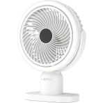 HP-F01 Işıklı Vantilatör USB Şarjlı Masaüstü Mini Fan – 3 Kademeli Hız Ayarlı Kompakt Gövde