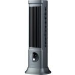 HP-F21 USB Şarjlı Sessiz Kule Tipi Masaüstü Mini Fan 3 Kademe Ofis Tipi Soğutucu Kule Fanı - Siyah