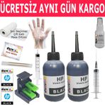 HP F2210 F2224 F2280 Siyah 2x100 ml Uyumlu Kartuş Mürekkep Dolum Seti