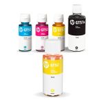 HP GT51XL Deskjet GT-5820 Orjinal 4 Renk Mürekkep Seti + 1 Sarı Hediyeli AIU7A60 - OCP Set - 5 Renk