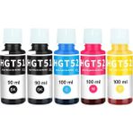 HP GT51XL-GT52XL Muadil Deskjet Gt 5800 Hp Deskjet Gt 5810 Hp Deskjet Gt 5820 4 Renk Set - Renkli