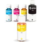 HP GT53XL Deskjet GT-5820 Orjinal 4 Renk Mürekkep Seti + 1 Sarı Hediye AIU7A216 - OCP Set - 5 Renk