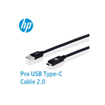 HP HP042GBBLK0.25TW Pro USBC V2.0 0.25 mt Siyah Hızlı Şarj Kablosu