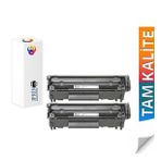 Hp Laserjet 1020 Yazıcı Uyumlu 12A Muadil Toner 2'Li Paket