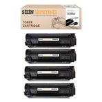 HP Laserjet P1102 P1102w M1132 M1212 M1214 M1217 85a-ce285a Toner 4 adet