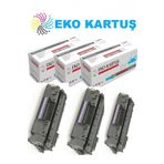 Hp Laserjet P2055x 05a ) Ekonomik Avantajlı 3’lü Paket Toner,