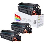 Hp Laserjet Pro M1212NF Mfp Muadil Toner  85A Muadil Toner 3'lü Paket - Renkli