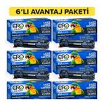 HP Laserjet Pro P1102 Muadil Toner - 6'lı Avantaj Paket