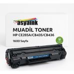 Hp M1217 CE285A/CB435/CB436 Muadil Toner Çipli 1600 Sayfa Asyaink - Siyah - 0,35 - 1,10 kg