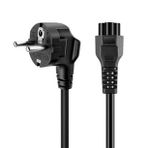 HP Notebook Adaptör Güç Kablosu 1.2 Mt Yonca Power Kablo Laptop Bilgisayar Kablosu