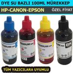 HP OfficeJet 6300 Uyumlu 4x100 ml Kartuş Dolum Mürekkep Seti