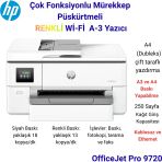 Hp Officejet Pro Wi-Fi + Tarayıcı + Fotokopi + Faks Renkli Çok Fonksiyonlu Mürekkep Püskürtmeli Yazıcı Kopyası + 1 Paket A3 Yazıcı Kağıdı Hediye